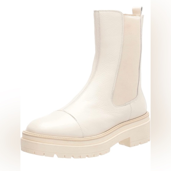 Wellington White Chelsea Boot Sam Edelman - Picture 2 of 6